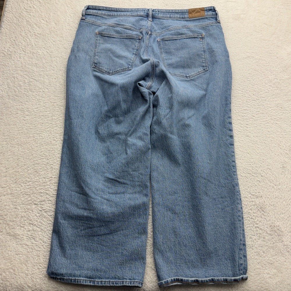 Madewell The Perfect Vintage Wide-Leg Jean 18W Medium Blue Wash High Rise Denim - Picture 10 of 11